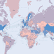 Illustration for article titled This Map Shows How the Internet Travels Across the Worlds Oceans